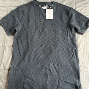 Denim & Flower Charcoal Textured Tee